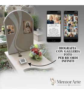 QR Code in Ceramica | Crea un Memoriale Online | MemorArte.it