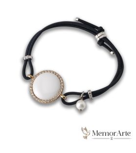 Bracciale in Caucciù con Ciondolo personalizzabile | MemorArte.it