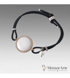 Bracciale in Caucciù con Ciondolo personalizzabile | MemorArte.it