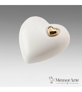 Urna a Cuore Dorato per Animali | "Golden Heart" | MemorArte.it