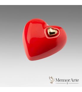 Urna a Cuore Dorato per Animali | "Golden Heart" | MemorArte.it