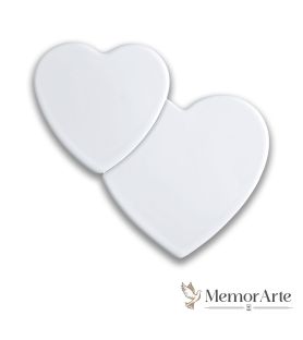 Fotoceramica a Doppio Cuore "Clio SX" | MemorArte.it