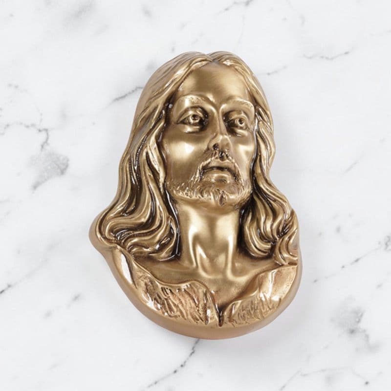 Medaglione Religioso in Bronzo per Lapide - Gesù