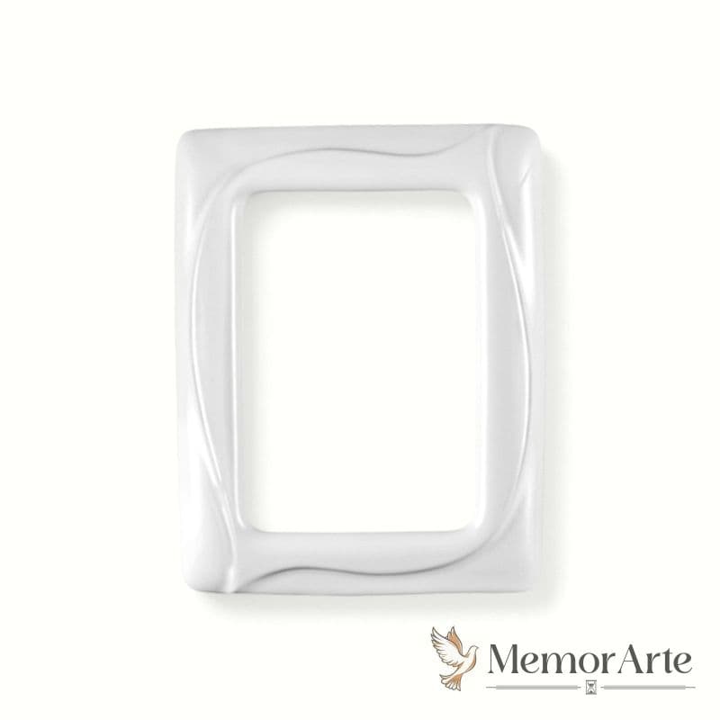 Cornice per Fotoceramica in Porcellana Rettangolare - Linea Matilde