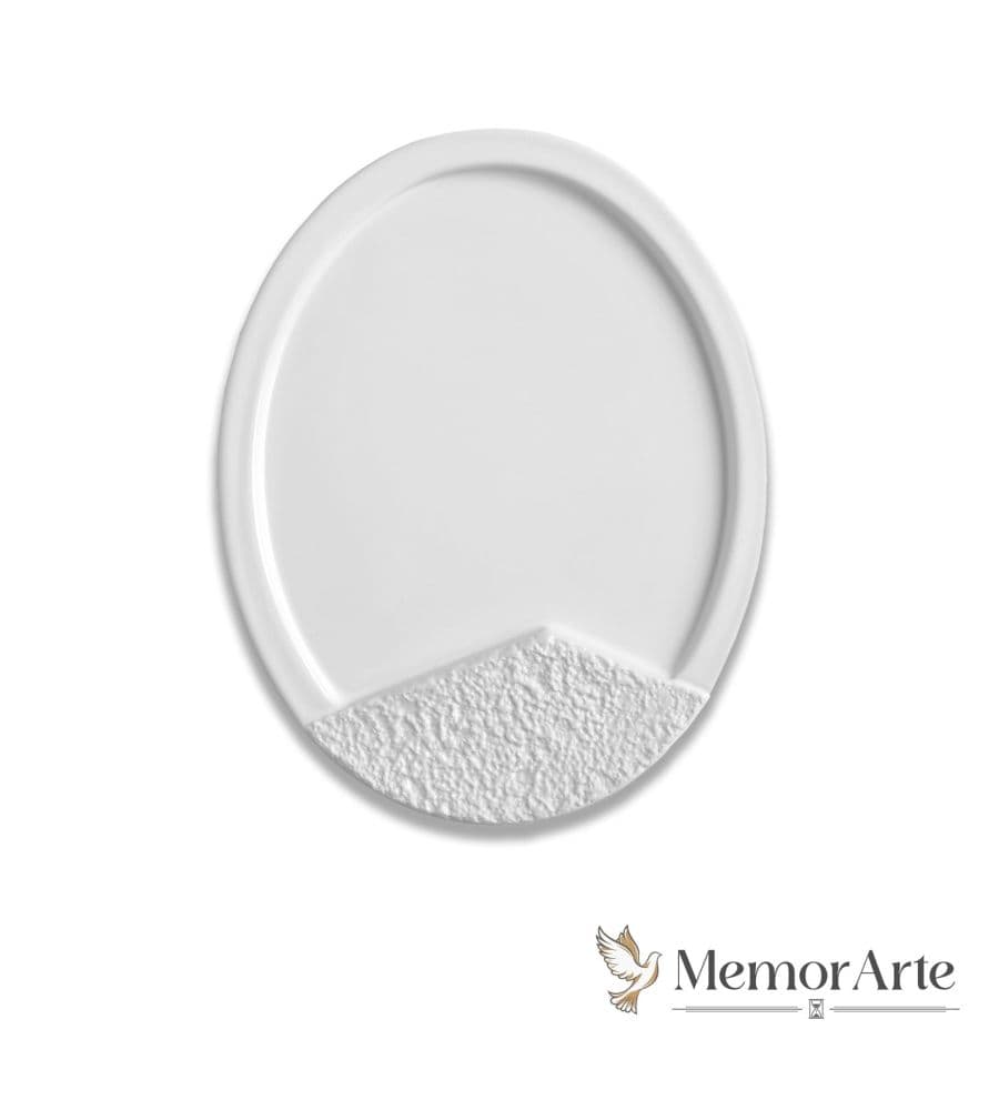 FotoCeramica a Cornice Ovale con Foto Personalizzabile "Dafne"