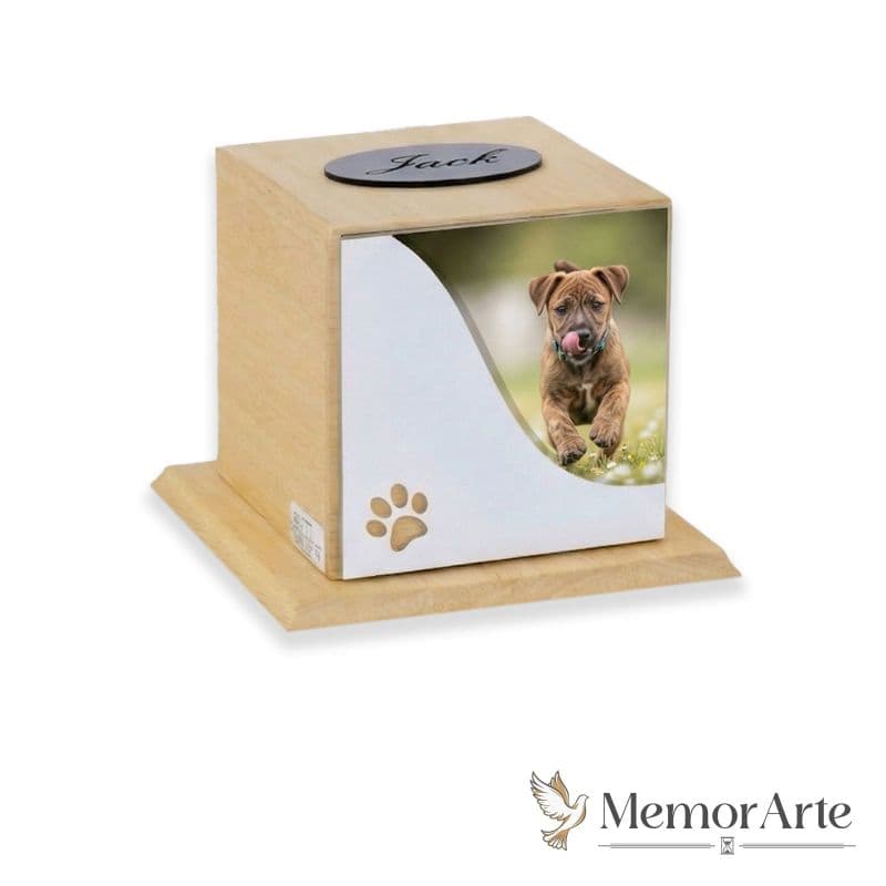 Urna per Animali in Legno con PortaFoto "TinyBox"